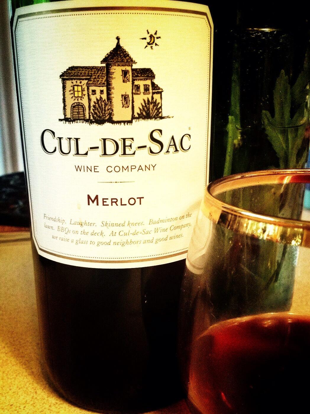 Cheap wine with Shannon CuldeSac merlot Frankly Jenn